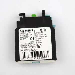 Siemens Hilfsschalter 3RH1921-2CA01 (14Stk.) GEB