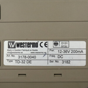 Westermo Industriemodem TD-32 DE 3178-0040 GEB