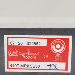 Allen Bradley Guardmaster Prosafe 440T-MRKSE56 NOV