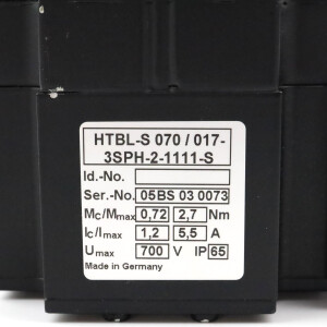Bobolowski Servomotor HTBL-S 070/017-3SPH-2-1111-S NOV
