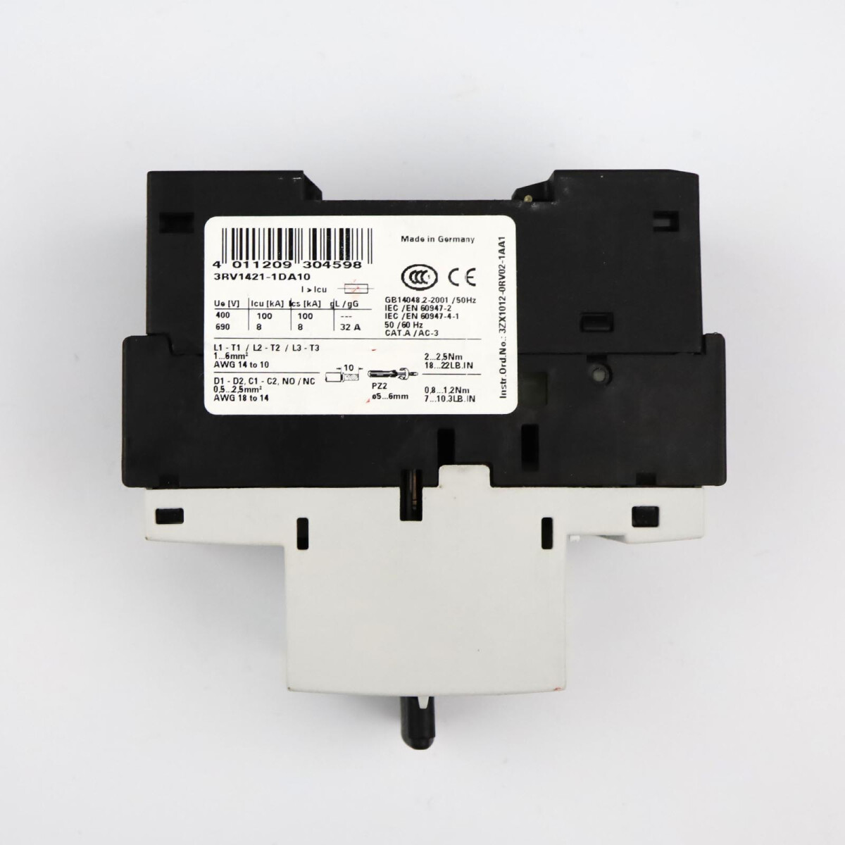 Siemens Leistungsschalter 3RV1421-1DA10 GEB