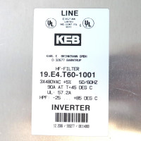 KEB HF-Filter 19.E4.T60-1001 GEB