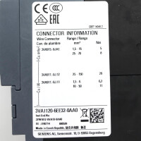 Siemens Leistungsschalter 3VA1120-6EE32-0AA0 OVP