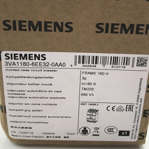 Siemens Leistungsschalter 3VA1180-6EE32-0AA0 OVP