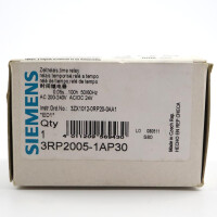 Siemens Zeitrelais 3RP2005-1AP30 OVP