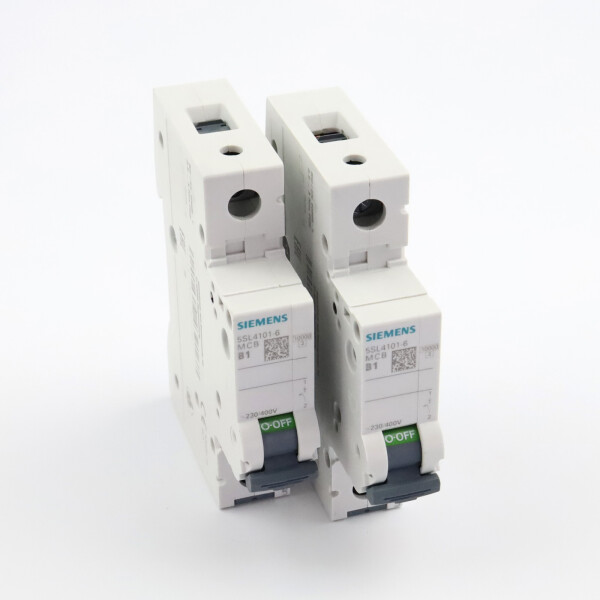 Siemens Leitungsschutzschalter 5SL4101-6 (2Stk.) NOV