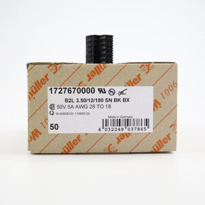 Weidmüller Buchsenstecker BLZF 3.5/02/180 SN BK BX 1690420000 (43Stk.) OVP