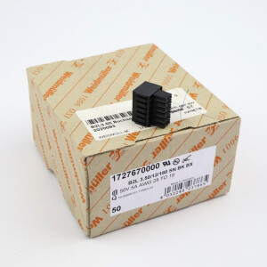 Weidmüller Buchsenstecker BLZF 3.5/02/180 SN BK BX 1690420000 (43Stk.) OVP
