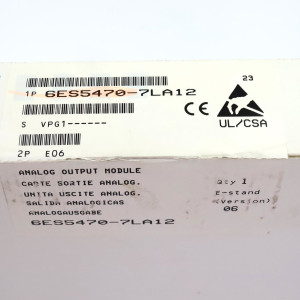 Simatic S5 AO470 6ES5 470-7LA12 E-Stand:06 SIE