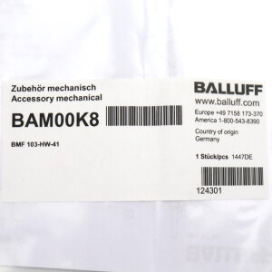 Balluff Haltewinkel BAM00K8 BMF 103-HW-41 (3Stk.) OVP