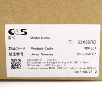 CCS Durchlichtbeleuchtung TH-63X60RD 1004307 Rot OVP