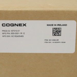 Cognex In-Sight Industriekamera IS7010-01 821-0084-9R OVP