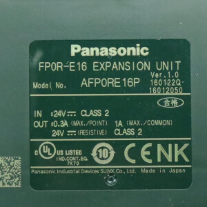 Panasonic Expansion Unit AFP0RE16P FP0R-E16 OVP