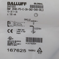 Balluff Magnetfeldsensor BMF0002 BMF 204K-PS-C-2A-SA2-S49-00,3 OVP