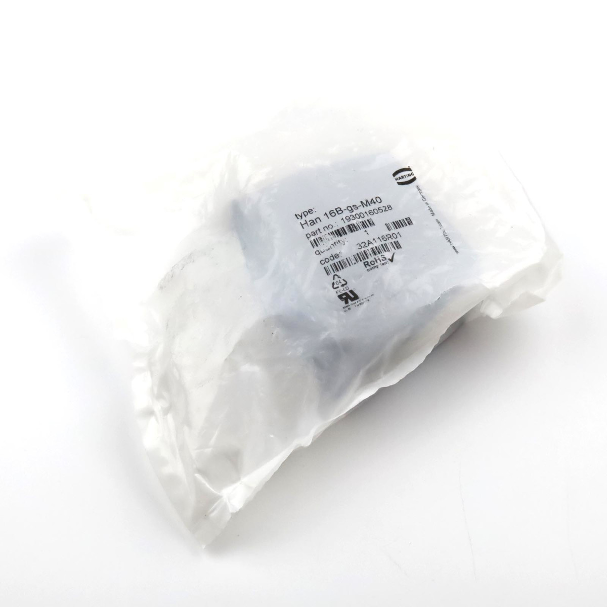 Harting Tüllengehäuse Han 16B-gs-M40 19300160528 O