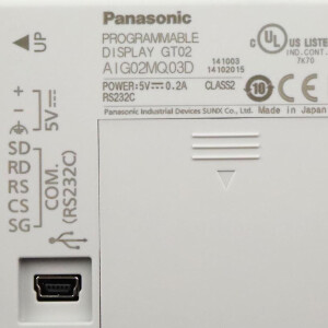 Panasonic Programmable Display AIG02MQ03D GT02 OVP