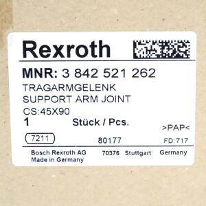 Rexroth Tragarmgelenk 45x90 3842521262 OVP