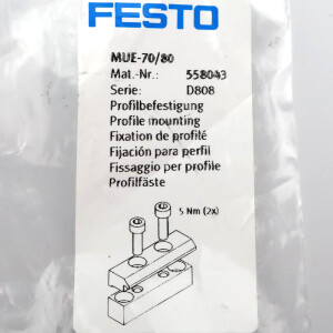 Festo Profilbefestigung MUE-70/80 558043 OVP