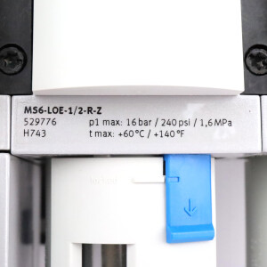 Festo Wartungsgeräte-Kombination MSB6-1/2:C4:J2:M1:V4-WPB-Z 531030 OVP
