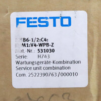 Festo Wartungsgeräte-Kombination MSB6-1/2:C4:J2:M1:V4-WPB-Z 531030 OVP