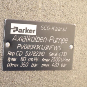 Parker Axialkolben-Pumpe PV080R1K1J3NFWS GEB