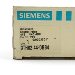 Siemens Hilfsschütz 3TH8244-0BB4 OVP