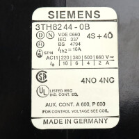 Siemens Hilfsschütz 3TH8244-0BB4 OVP