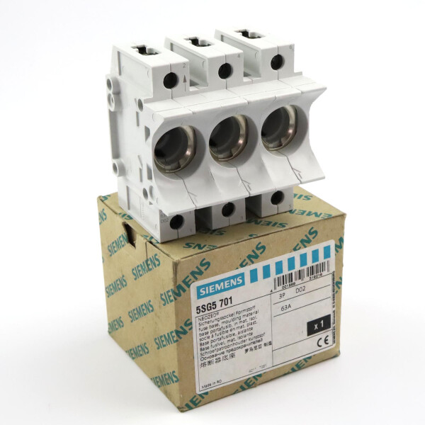 Siemens NEOZED Sicherungssockel 5SG5701 OVP