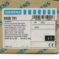Siemens NEOZED Sicherungssockel 5SG5701 OVP