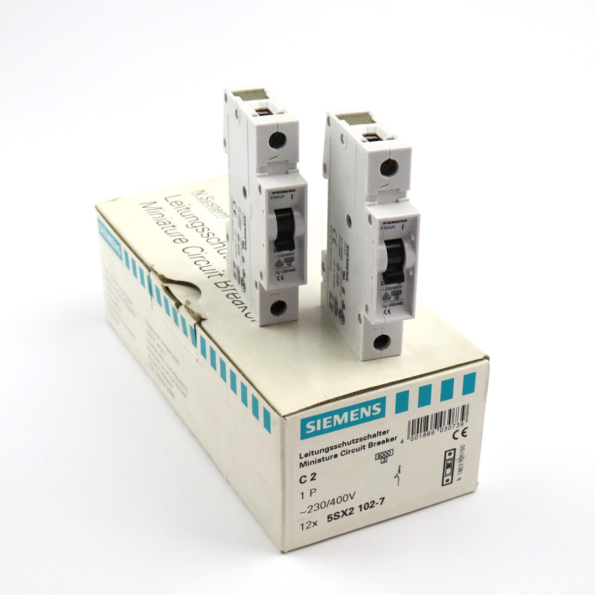 Siemens Leitungsschutzschalter 5SX2102-7 (9Stk.) OVP