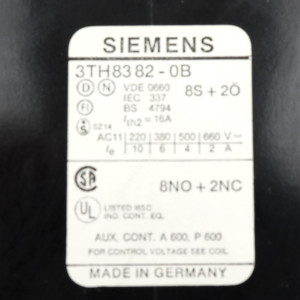 Siemens Hilfsschütz 3TH8382-0BB4 NOV
