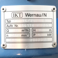 IKT Blockpumpe SKP-14/20/1,5 14m³/h 2890min NOV