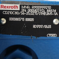 Rexroth Hydraulikzylinder CD210C80/36-25,0Z11/01HEUM1-1A R900999210 NOV