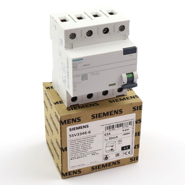 Siemens FI-Schutzschalter 5SV3346-6 OVP