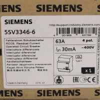 Siemens FI-Schutzschalter 5SV3346-6 OVP