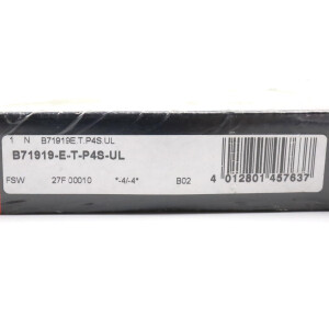 FAG Kugellager Spindel-Hochgenauigkeitslager B71919-E-T-P4S-UL SIE