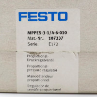 Festo Proportional-Druckregelventil MPPES-3-1/4-6-010 187337 OVP