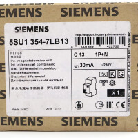 Siemens FI/LS-Schalter 5SU1354-7LB13 OVP