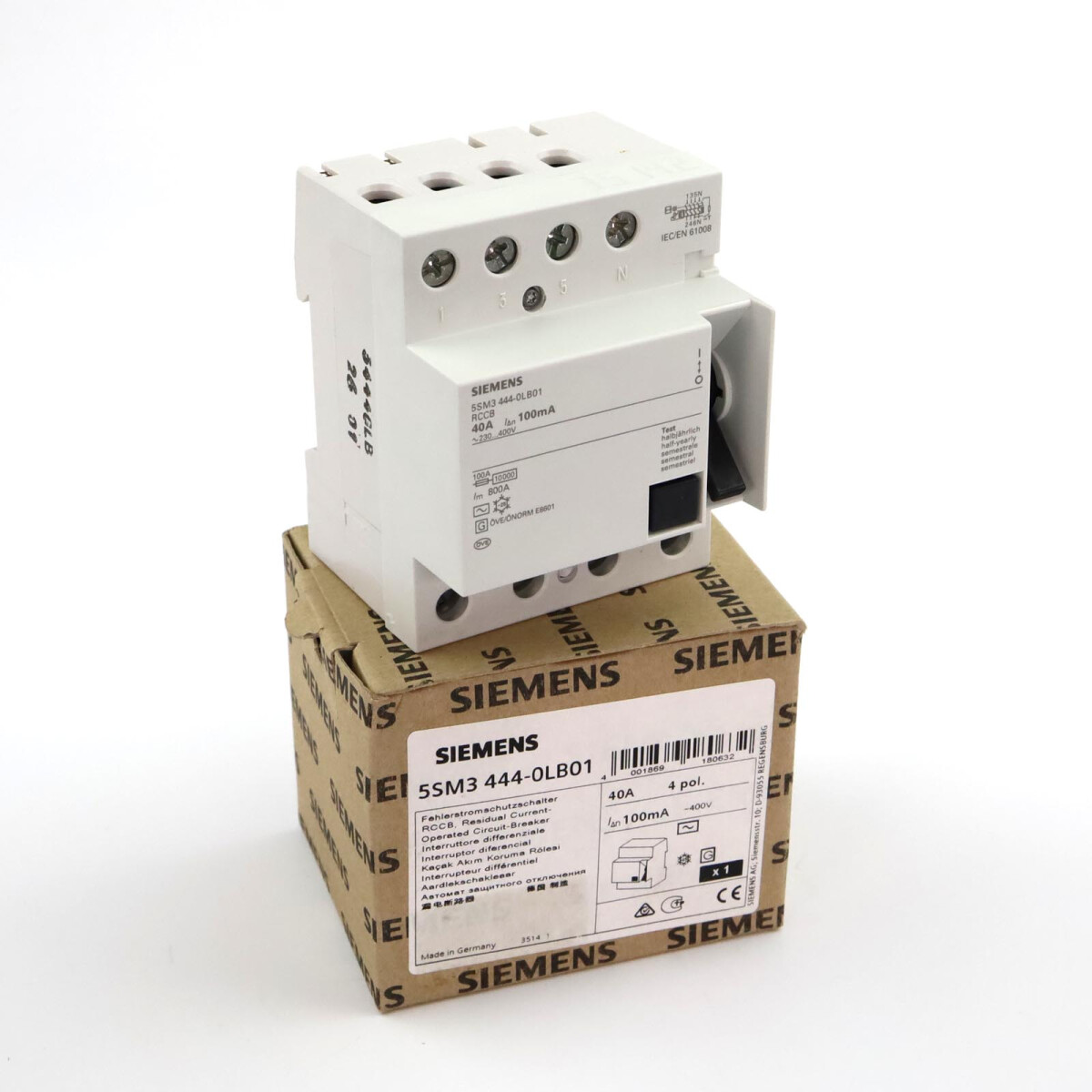 Siemens FI-Schutzschalter 5SM3444-0LB01 OVP