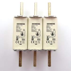 Siemens NH-Sicherungseinsatz 3NA3122 (3Stk.) OVP