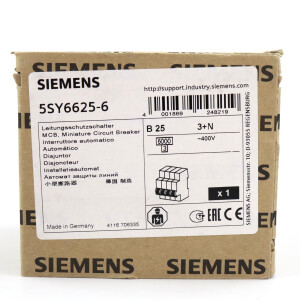 Siemens Leitungsschutzschalter 5SY6632-7 OVP