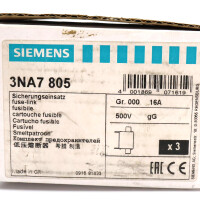 Siemens NH-Sicherungseinsatz 3NA7805 (3Stk.) OVP