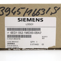 Siemens LOGO! Logikmodul 6ED1052-1MD00-0BA7 E-Stand:03 OVP