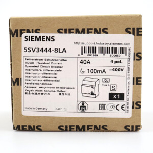 Siemens FI-Schutzschalter 5SV3444-8LA OVP