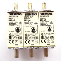 Siemens NH-Sicherungseinsatz 3NA3824 (3Stk.) OVP
