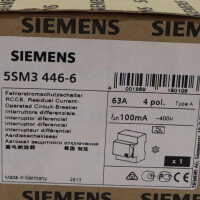 Siemens FI-Schutzschalter 5SM3446-6 OVP