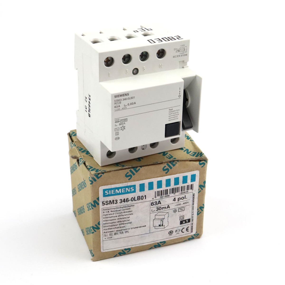 Siemens FI-Schutzschalter 5SM3346-0LB01 OVP