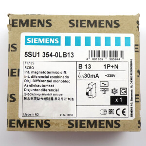 Siemens FI/LS-Schalter 5SU1354-0LB13 OVP