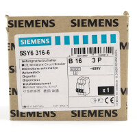 Siemens Leitungsschutzschalter 5SY6316-6 OVP