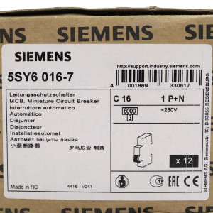 Siemens Leitungsschutzschalter 5SY6016-7 (12Stk.) OVP